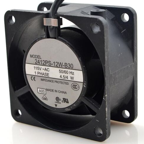 2412PS-12W-B30 AC 115V 4.5/4W 60x60x28mm 2-Wire Dual Ball Bearing axial Cooling Fan in Kuwait