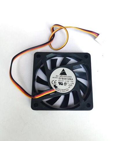 12 فولت 0.12A كروي مروحة تبريد هادئة لدلتا EFB0612MA-F00 12 فولت 3 دبوس 60x60x10 مللي متر 6010 in Kuwait