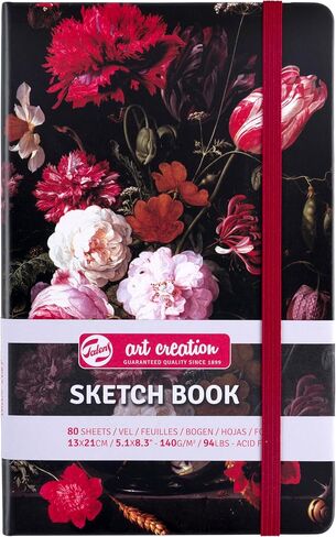 Tarens T9314-234M 452337 Art Creations Sketchbook, Drawing Notebook, 4.7 x 4.7 inches (12 x 12 cm), Navy Blue in Saudi Arabia