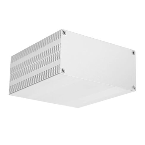 Aluminum Project Box Durable Heat Dissipation Shielding Signal Box/Cover for DIY Enthusiasts Matte Silver Enclosure for Electronic Products in Kuwait