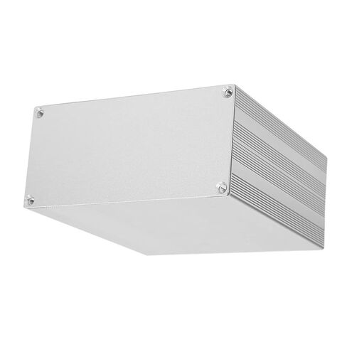 Aluminum Project Box Durable Heat Dissipation Shielding Signal Box/Cover for DIY Enthusiasts Matte Silver Enclosure for Electronic Products in Kuwait