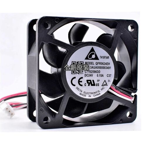 QFR0624EH 3AUA0000083491 C7162596DD 6 سم 6025 60x60x25 ملم DC24V 0.15A مروحة تبريد عاكسة in Kuwait