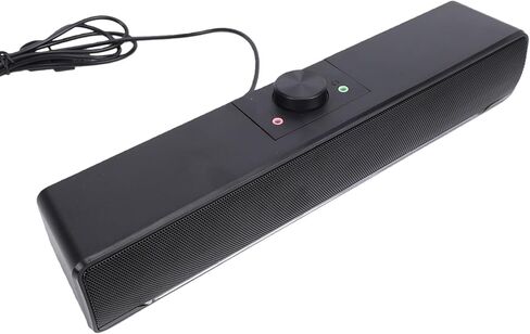 سماعات الكمبيوتر، سماعات سطح المكتب ستيريو بلوتوث 5.0 تعمل بمنفذ USB مع مقبض إضاءة RGB ديناميكي للتحكم في مستوى الصوت لألعاب الكمبيوتر المحمول in Kuwait