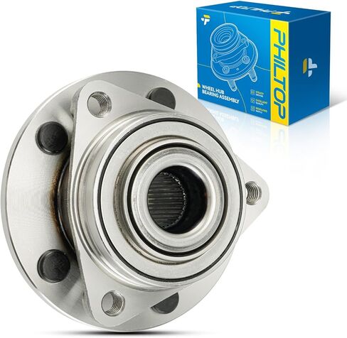 PHILTOP 513237 Front Wheel Hub Assembly Fit for Chevrolet HHR 2006-2008, 5 Lugs Wheel Hub Bearings No ABS in Saudi Arabia