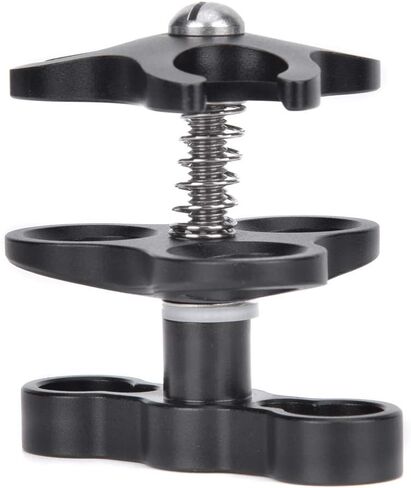 Sea frogs Aluminum Alloy Clamp Ball Joint Bracket Arm Two Section Holder Diving Essential Accessory Light Combination Fixed Clamp in Kuwait