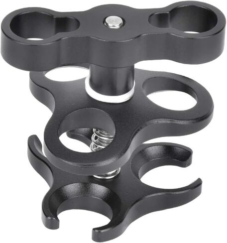 Sea frogs Aluminum Alloy Clamp Ball Joint Bracket Arm Two Section Holder Diving Essential Accessory Light Combination Fixed Clamp in Kuwait