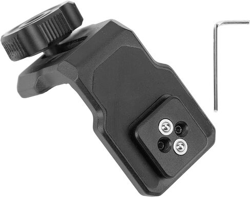 Pomya Cold Shoe Mount Plate Bracket for RS2 RSC2 RS3 Stabilizer, Aluminum Alloy Arrow Storage Case Adapter with 1/4" Interface in Kuwait