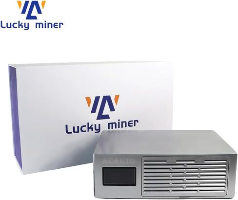New Lucky Miner LV08 Pro Bitcoin Miner, 7.0TH/s, 150W, SHA-256 ASIC Open-Source Solo Miner, WiFi 2.4G & Hotspot, Support BTC/BCH/BSV & More, for Home & Office Mining, in Stock in Kuwait