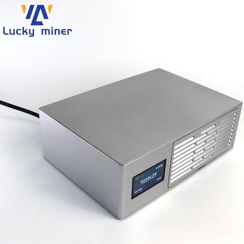 New Lucky Miner LV08 Pro Bitcoin Miner, 7.0TH/s, 150W, SHA-256 ASIC Open-Source Solo Miner, WiFi 2.4G & Hotspot, Support BTC/BCH/BSV & More, for Home & Office Mining, in Stock in Kuwait