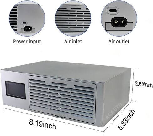 New Lucky Miner LV08 Pro Bitcoin Miner, 7.0TH/s, 150W, SHA-256 ASIC Open-Source Solo Miner, WiFi 2.4G & Hotspot, Support BTC/BCH/BSV & More, for Home & Office Mining, in Stock in Kuwait