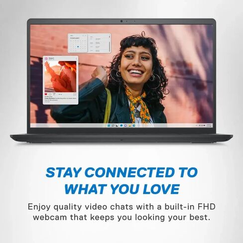 كمبيوتر محمول Dell Inspiron 15 3530، شاشة لمس LED FHD مضادة للتوهج مقاس 15.6 بوصة، ذاكرة وصول عشوائي 16 جيجابايت، SSD 512 جيجابايت، Intel 10-Core i5-1334U، Windows 11، Copilot AI للأعمال والطلاب (متجدد) in Kuwait