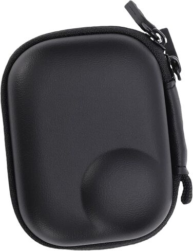Carrying Bag for Camera Case, Protective Storage Pouch with Dual Zipper Splashproof PU Leather, Fit for Camera Charging Cable Lanyard Accessories in Kuwait