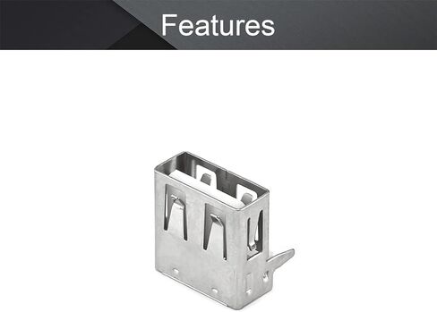 10 قطعة USB-AF أنثى المقبس وصلة مرفاع 4 دبوس 90 درجة لا كرة لولبية حافة مستقيم إدراج PCB موصل ، إصلاح استبدال محول ، WuJuntool in Kuwait