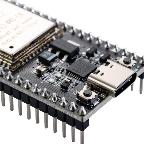 12-Pack ESP32 Development Board, Compatible with DevKitC-32 Module - Dual-Core WiFi + Bluetooth with Type-C, 38-Pin GPIO for Arduino IDE, IoT, Smart Home in Kuwait