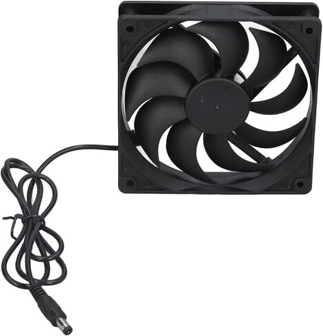 Garosa Panel Fan Kit, Monocrystalline Silicon, Portable USB Solar Powered Fan with Efficient Air Circulation for Greenhouses and Sheds in Kuwait