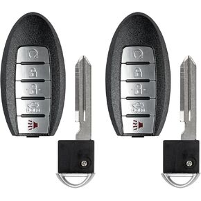 Vurkcy Key Fob Replacement for 2016 2017 2018 Nissan Altima Maxima Infiniti QX60 Q50/ 17 18 Q60 Car Keyless Entry Remote Control, KR5S180144014, 5 Btn, 2Pcs in Kuwait