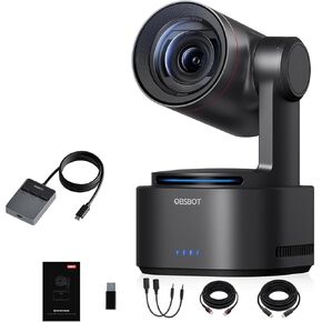 OBSBOT Tail 2, Bundle with Wireless Multi-Cam 4K Live Camera AI Tracking 2.0,5X Optical & 12x Hybrid Zoom,3-axis Gimbal,5000mAh Built-in Battery,Gesture Control,SDI/HDMI/IP/USB 3.0 Output in Saudi Arabia