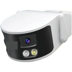 5G واي فاي كاميرا مصغرة 2x2MP عدسة 180 درجة زاوية رؤية واسعة بانورامية عدسة مزدوجة كاميرا IP CCTV IP كاميرا مراقبة (الاتحاد الأوروبي التوصيل) in Kuwait