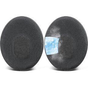 SOULWIT Cooling Gel Professional Replacement Earpads for Bose QuietComfort(QC) 3 and OE1 On-Ear Headphones, EarPads Cushions with High-Density Noise Isolation Foam - Black in Kuwait
