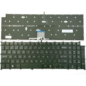 لوحة مفاتيح بديلة بإضاءة خلفية لجهاز LG Gram 17Z90N 17Z90N-V 17Z90N-VA52J 17Z90N-N 17U70P 17U70P-P 17UD70P 17UD70P-GX76K 17Z90N-R.AAC8U1 كمبيوتر محمول أمريكي أسود in Kuwait