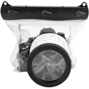 Dioche Underwater Camera Case Housing for Diving Up to 20M Protective Bag for and Most DSLRs Secure Gear for Outdoor Adventures (White) in Kuwait
