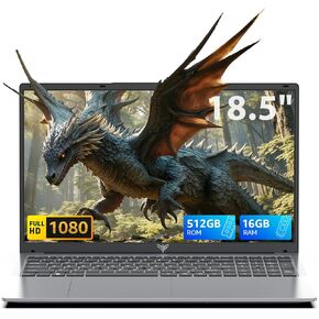 KAIGERR 2026 18.5" FHD Laptop, Intel N150 (Up to 3.6GHz), 16GB RAM, 512GB SSD, 8000mAh Battery, Wi-Fi, Business/Student Laptop in Kuwait
