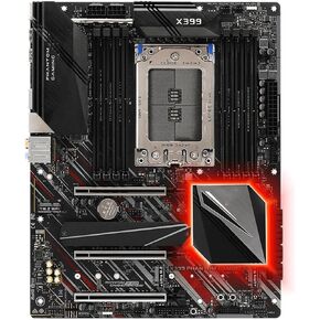 pc Motherboard Fit for ASRock X399 Motherboard Support TR4 Socket Ryzen Threadripper Series CPU TR 1920X 1900X 2950X 1950X DDR4 3400+ MHz M.2 ATX in Kuwait