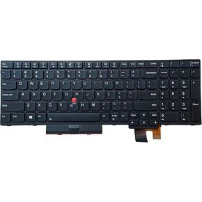 YYH لوحة مفاتيح أمريكية بديلة لأجهزة الكمبيوتر المحمول Lenovo ThinkPad T570 T580 P51s P52s (إضاءة خلفية) in Kuwait