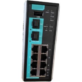 EDR-810-VPN-2GSFP 8+2G SFP راوتر صناعي آمن متعدد المنافذ، نطاق درجة حرارة التشغيل: -10 إلى 60 درجة مئوية in Kuwait