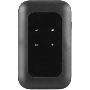 راوتر Qinlorgo 150Mbps 4G WiFi، مودم USB LTE، جهاز WiFi محمول مع بطارية 2100 مللي أمبير في الساعة وشاشة LED، مثالي لأوروبا وآسيا، يدعم 10 أجهزة in Kuwait