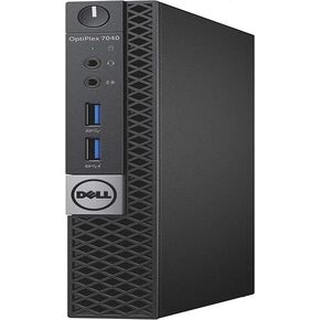 كمبيوتر مكتبي Dell Optiplex 7040 Micro Form Factor، Intel Quad Core i5 6500T 2.5 جيجا هرتز، 8 جيجا DDR4، محرك الأقراص الصلبة SSD 256 جيجا، Wi-Fi، HDMI، Windows 11 (متجدد) in Kuwait