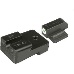 مشاهد ليلية لمسدس TRUGLO Tritium Pro، متوافقة مع موديلات Kimber 1911 ذات مشهد خلفي ثابت (باستثناء السلسلة الصغيرة) | مشاهد بندقية متوهجة مع حلقة قفل التركيز الأمامي in Kuwait