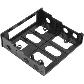 3.5 to 5.25 Hard Drive Drive Bay Front Bay Bracket Adapter,Mount 3.5 Inch Devices in 5.25In Bay, black, 348648 in Saudi Arabia