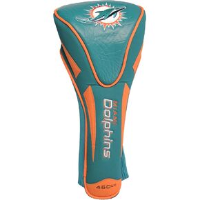 Team Golf NFL Miami Dolphins Hybrid Head Cover Hybrid Golf Club Headcover, Hook-and-Loop Closure, Velour lined for Extra Club Protection in Saudi Arabia