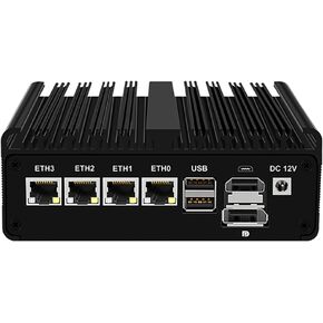 جهاز كمبيوتر KINGDEL صغير الحجم بدون مروحة مع وحدة المعالجة المركزية N100/N150 4C/4T، وذاكرة وصول عشوائي DDR4 سعة 16 جيجابايت وذاكرة وصول عشوائي 512 جيجابايت NVMe SSD، يدعم كمبيوتر سطح المكتب الصناعي HD/DP Dual 4K@60 هرتز، 4xi226V 2.5GbE LAN 2xCOM RS232 in Kuwait
