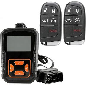 DIY Smart Key Fob Kit Replacement for Chrysler 300 Dodge Charger Journey 2011 2012 2013 2014 2015 2016 2017 Dodge Challenger 2015-2017 Keyless Entry M3N40821302 Simple Key OBD Tool for At Home in Kuwait