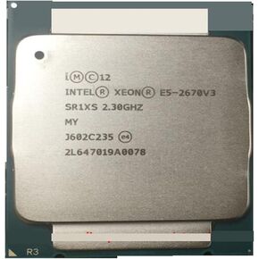 Xeon CPU E5-2670V3 SR1XS 2.30G Hz 12-Core 30M LGA2011-3 E5-2670 V3 Prosesor E5 2670V3 Gratis Pengiriman 2670 in Kuwait