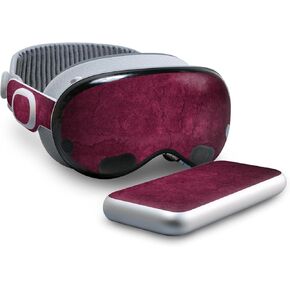 Skin Compatible with Apple Vision Pro - Pink Gravel - Premium 3M Vinyl Protective Wrap Decal Cover - Easy to Apply | Crafted in The USA by MightySkins in Kuwait