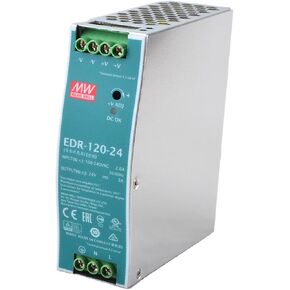 GFZ EDR-120-24 120 واط تحويل التيار الكهربائي الصناعي 24VDC 5A الإخراج، 85-264VAC المدخلات للإضاءة LED، وأنظمة الاتصالات in Kuwait