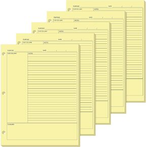 Ctosree Cornell Notes ورق دفاتر ورق فضفاض مع نظام حشو ورق 8.5 × 11 بوصة 3 فتحات، مزدوج الجوانب للمكتب والمدرسة والمنزل والكلية (200 ورقة) in Kuwait