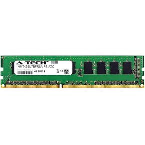 A-Tech 4GB Replacement for Hynix HMT451U7BFR8A-PB - DDR3/DDR3L 1600MHz PC3-12800 ECC Unbuffered UDIMM 1rx8 1.35v - Single Server Memory Ram Stick (HMT451U7BFR8A-PB-ATC) in Kuwait