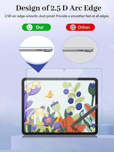 Screen Protector for HUION Kamvas Slate 13 12.7 inch Tablet, 9H Hardness Tempered Glass, Anti-Fingerprint,Anti-Scratch, Easily Installation & HD Clear in Kuwait
