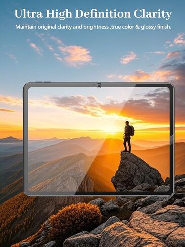 Screen Protector for HUION Kamvas Slate 13 12.7 inch Tablet, 9H Hardness Tempered Glass, Anti-Fingerprint,Anti-Scratch, Easily Installation & HD Clear in Kuwait