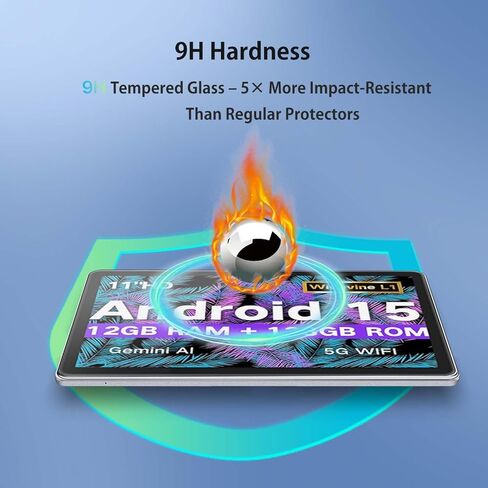 Screen Protector for JUNYANG Q16W 11 inch – Tempered Glass Film, Case-Friendly, Easy Install, HD Clear, Anti-Scratch, Bubble-Free in Kuwait