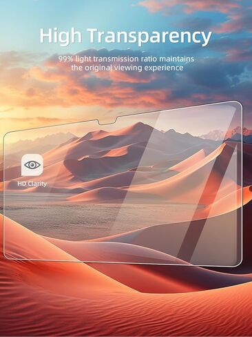 واقي شاشة لجهاز Apolosign EM101A/ApoloMedia EM101A Android 14 اللوحي الجديد، طبقة من الزجاج المقسى مضادة للخدش وحساسية عالية باللمس، عبوتان. in Kuwait