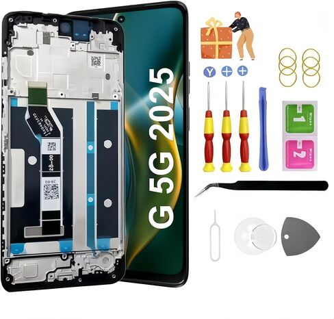 ل Moto G 5G 2025 LCD شاشة عرض الجمعية استبدال لموتورولا G 5G 2025 شاشة رقمية تعمل باللمس مع مجموعة أدوات الإطار XT2513-1 XT2513-2 XT2513V in Kuwait
