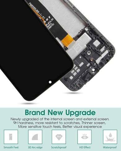 بديل شاشة LCD لهاتف Samsung Galaxy M14 5G لهاتف Samsung Galaxy M14 5G LCD لشاشة SM-M146B، SM-M146B/DS، SM-M146B/DSN رقمنة اللمس مع مجموعات إصلاح التجميع (أسود، مع إطار) in Kuwait