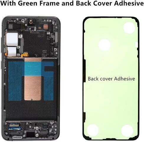 INCELL for Samsung Galaxy S23 Plus Screen Replacement S23Plus 5G LCD Display SM-S916U SM-S916U1 Display Touch Screen Assembly No Fingerprint. (with Green Frame+Back Cover Adhesive+Tools) in Saudi Arabia