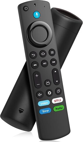 جهاز تحكم عن بعد بديل لجميع أجهزة تلفزيون سلسلة Fire، متوافق مع TV Cube/Stick 4K Max/4K، Stick (الجيل الثاني/الثالث/Lite/HD)، لأجهزة التلفاز الذكية Fire Insignia-Pioneer-TCL مع التحكم الصوتي in Kuwait