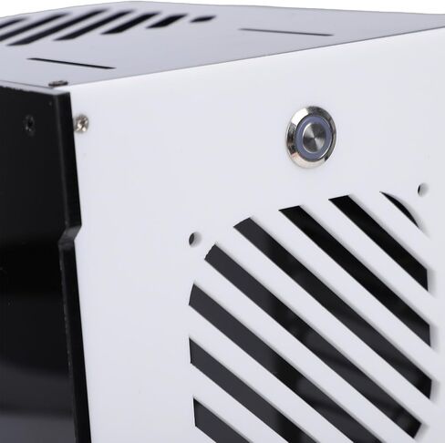 حافظة كمبيوتر ITX صغيرة، حافظة كمبيوتر أكريليك مدمجة مع تهوية 360 درجة، دعم اللوحة الأم ITX ومحركات أقراص SSD مقاس 4 × 2.5 بوصة، للمنزل والألعاب in Kuwait